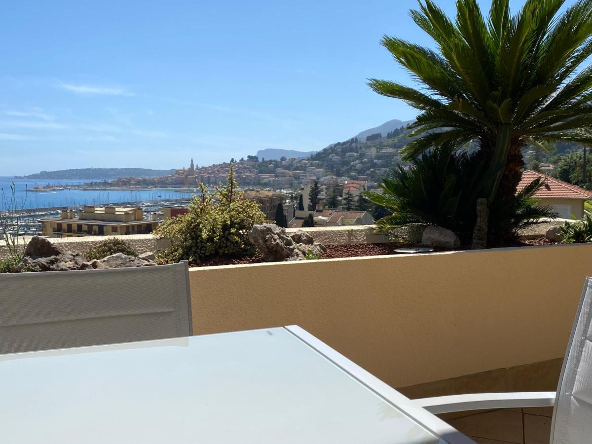Mansfield Vue Carte Postale Terrasse Piscine Calme Port à 200m à Pied * Mentone